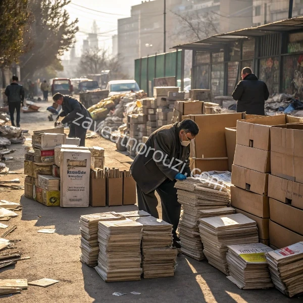 ضایعات نوروزی خریدار ضایعات کاغذی در تهران الهیه