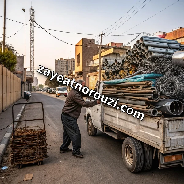 ضایعات نوروزی خریدار ضایعات فلزی در محل در تهران تهرانپارس