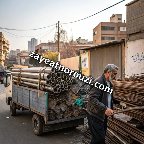 ضایعات نوروزی خریدار ضایعات فلزی در محل در تهران حکیمیه