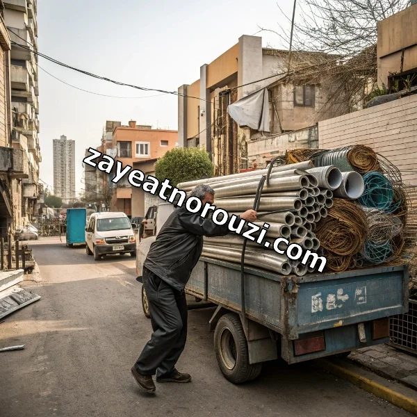 ضایعات نوروزی خریدار ضایعات فلزی در محل در تهران نارمک